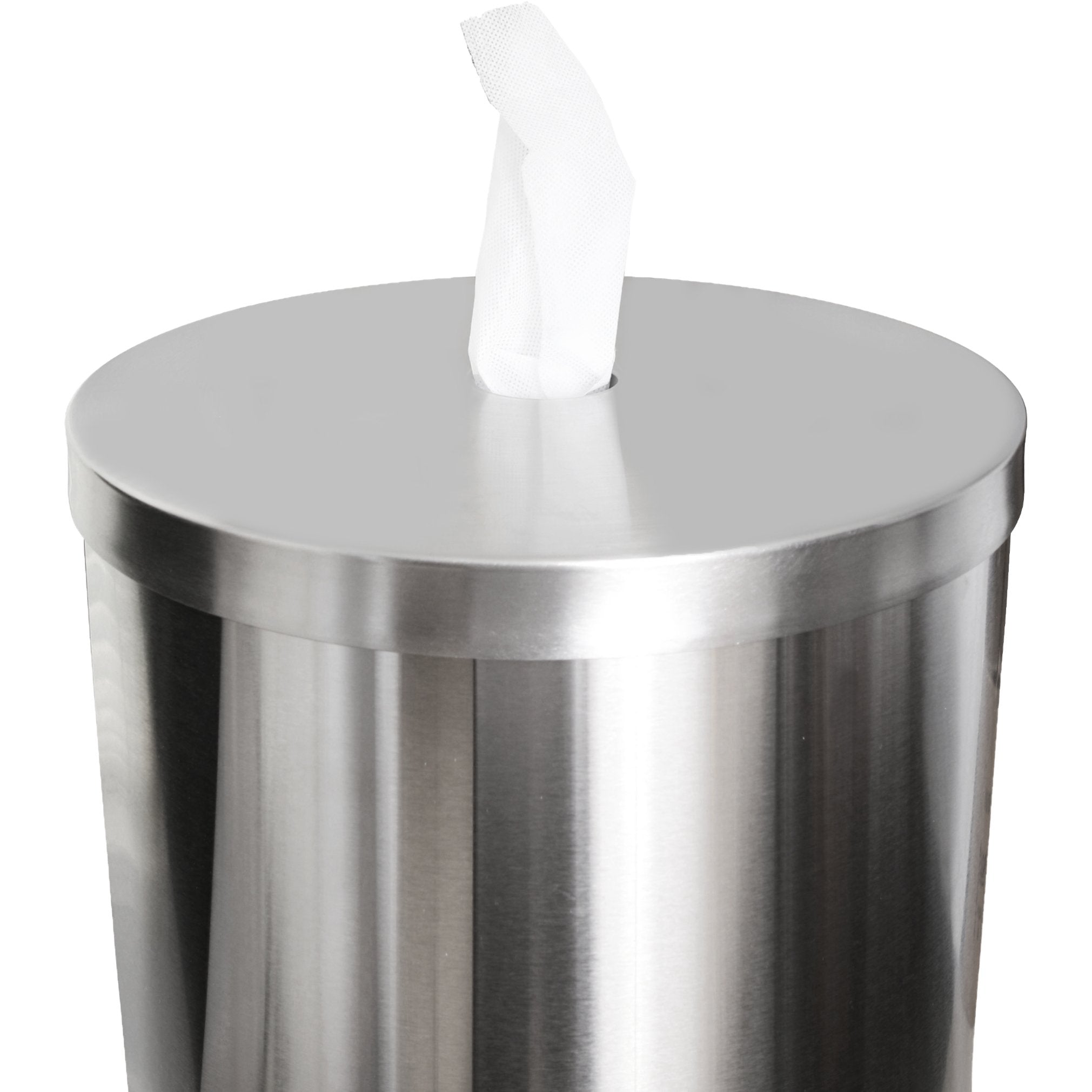 Flex Stainless Steel Wipe Dispenser and Wipes