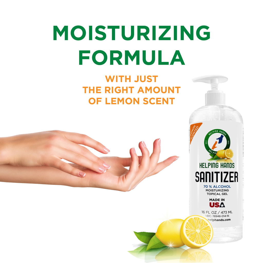 Helping Hands Moisturizing Gel Hand Sanitizer