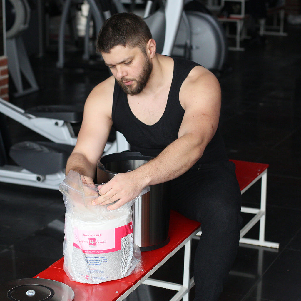 bulk gym wipes by wipes4health